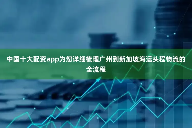 中国十大配资app为您详细梳理广州到新加坡海运头程物流的全流程